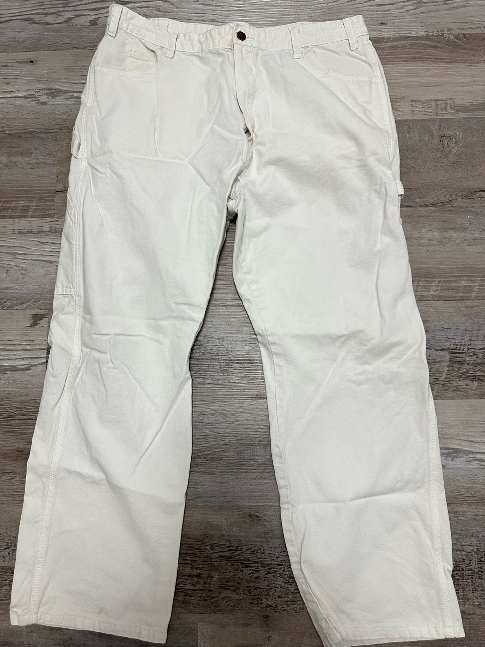 Dickies Men's White Cargo Work Pants